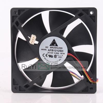 China Wholesale Hotel Factory 12025 12cm 12V0.80A PWM Speed ​​Control Fan AFB1212SH Fans for sale