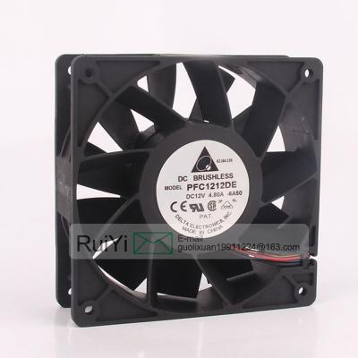 China High Quality Hotels PFC1212DE 12cm Ultras Rotate High Winds Loud Volume 12038 Fan 12V 4.8A Axial Fan for sale