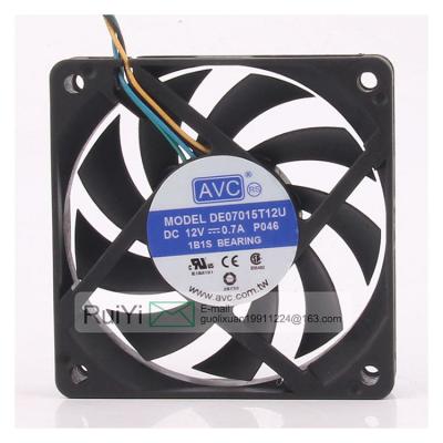 China New DE07015T12U 7015 70mm 12V 0.7A Original Genuine PWM CPU Fan Hotel Winds for sale