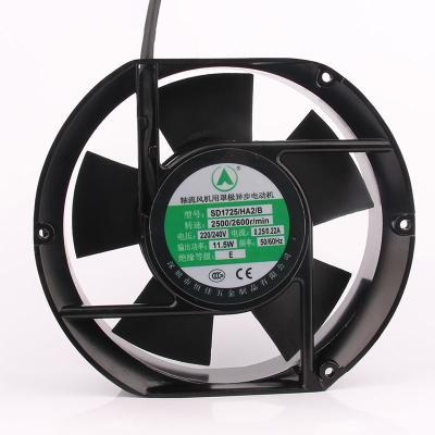 China Hotels SD1725/HA2/B 220V/380V 172X170X51MM 17251 17CM Axial Fan Hood Pole Motor Asynchronous Centrifugal Ventilation Fan for sale