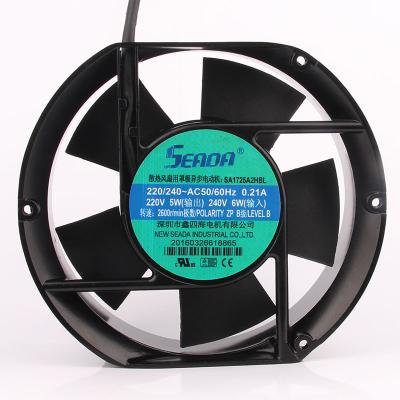 Китай New SA1725A2 HBL AC220V 36W 17251 17cm 172X150X51MM Five-blade Metal Cabinet Brushless Industrial Centrifugal Fan продается