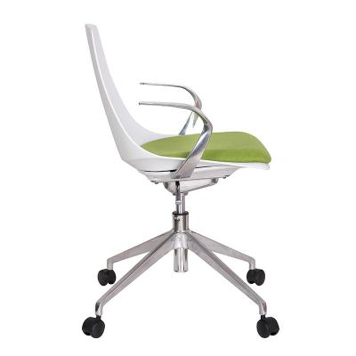 China Wholesale Plastic Leisure Chair Conference Room Office Leisure Swivel Chair for sale