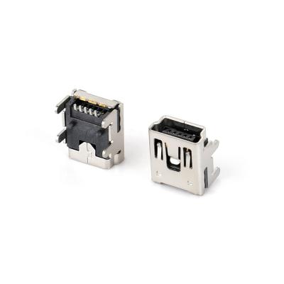 China Factory Direct Sales PCB IN CURRENT Mini Terminal Mini Usb Connector Four-Pin Board Female 5 Pin SMT Solder Connector USB for sale