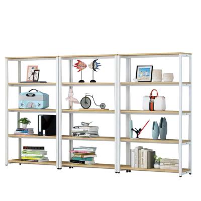 China Industrial Shelving 4 Tier Ladder Rack Display Rack (Other) Wooden Shelf Adjustable Shelves Furniture for sale