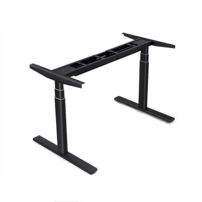 China Modern MULIGE Computer Desk with Adjustable Legs Height Adjustable Electric Computer Metal Lifting Standing Frame Sitting and Standing for sale