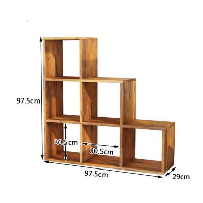 China Other High Quality Living Room Furniture Durable Using Various Modern Bookcase Ladder Shelf Storage Open Wall Mounted Desk Soli for sale