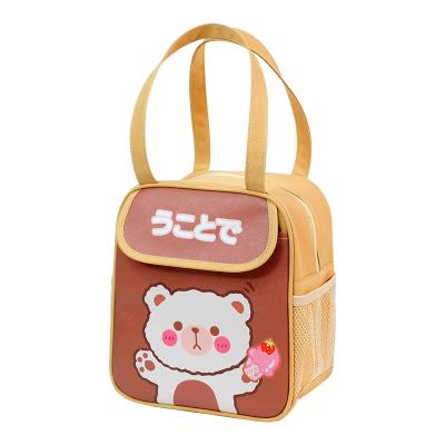 China Hot and cool fashion lunch bag, cute cartoon lunch handbag, suitable for outdoor school picnic travel of students, children for sale