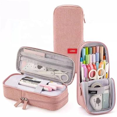 China Schools & Offices Pen Boxes Large Capacity Polyester Waterproof And Durable Pencil Case Is Suitable For School Office for sale