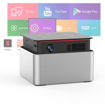 China Pico Kixin K6 mini beamer 4K laser projector DLP real smart home theater portable 3d projector Android wifi projector with battery for sale