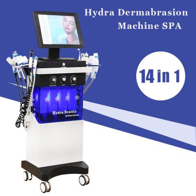 China Skin Tightening 2022 Beauty Equipment Women Hydrodermabrasion Aesthetic Ultrasonic Bubble Oxygenation Scrubber Hydraulic Facial Machine for sale