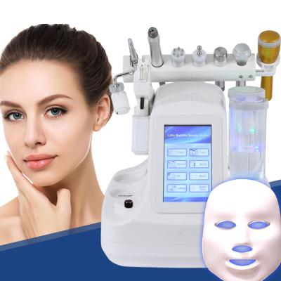 China Peel Tighten Beauty Equipment Blackhead Remover Vacuum Hydromassage RF Face Peeling Diamond Dermabrasion Microdermabrasion Machine for sale