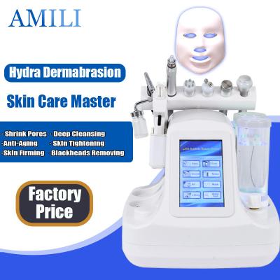 China Peel Tighten Korean Facial Needle RF Aqua Peeling Micro Dermabrasion Oxygeneo Face Scrubber Beauty Mask Face Skin Tag Removal Machine for sale