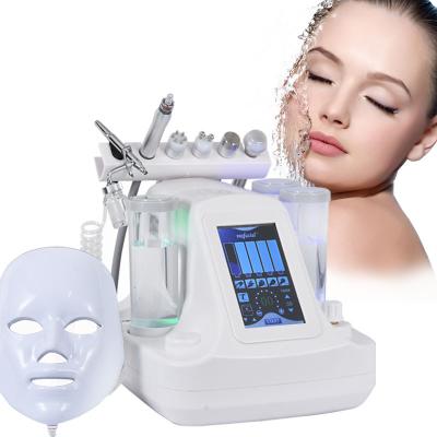 China Peel Tighten Ultrasonic Skin Scrubber Microdermabrasion Machine Diamond Peeling Water Oxygen Injector 7 in 1 Hydrodermabrasion Facial Machine for sale