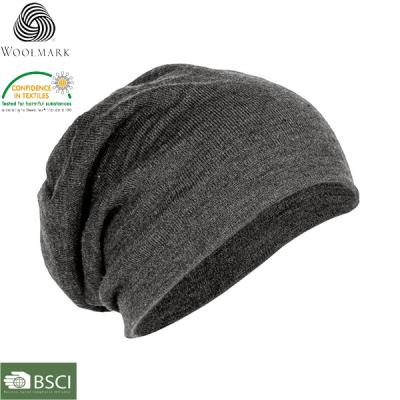 China COMMON custom merino wool beanie hat for winter, wholesale knitted hats adults for sale