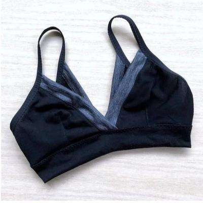 China Wool Antibacterial Bralette - Merino Knit Bra for sale