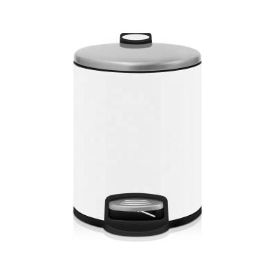 China Modern Living Sustainable Household Trash Can Office Matching Trash Can With Lid for sale