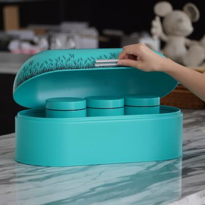 China Freshness Preservation Design New Design Storage Box Stainless Steel Food Canister Kitchen Set Containers Jar for sale