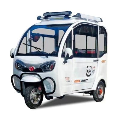 China New design 48v 60v 3 wheel passenger fully enclosed electric tricycle with passenger seat for sale