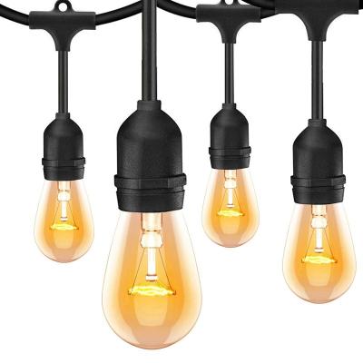 China Light outdoor and outdoor string indoor use, traditional cafe string lights style festoon lighting G50 golf ball top with hook for sale