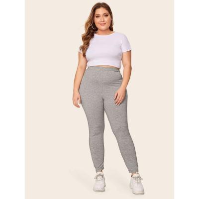 China Plus Size Women Outfits Jogger Pants And Plus Size Pant Women Stacked Leggings for sale