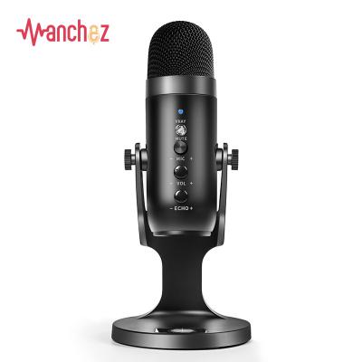 중국 USB Microphone Manchez M280 USB Condenser Microphone For Computer PC For Game Streaming Recording Podcast Headphone 판매용