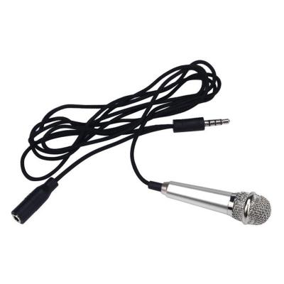 China Mic For Phone Pc Computer Microfone Condensador 3.5 Plug Oct 19 Blue Cable Handheld By Mini Microfono Condenser Karaoke Economical Microphone Te koop