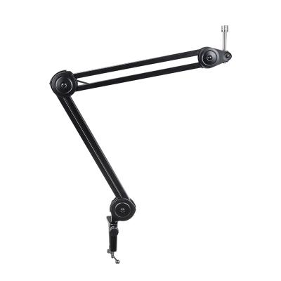 中国 Manchez MZ-900 Metal Microphone Stand Black Heavy Duty Mic Scissor Stand 販売のため