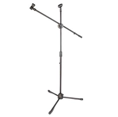 China High Quality Professional Metal OEM General/Performance/Keppel IS-70B Recording Tube Adjustable Tripod, Microphone Stand, Replaceable Phone Holder for sale