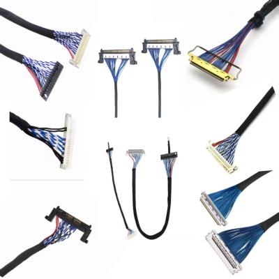 China UL VW-1 Flammability Rated Copper Conductor LVDS Cable Assembly Perfect for 105C Temperature Applications for sale