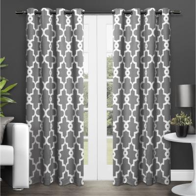 China Modern Sun Fancy Geometric Block Printing Curtains For Bedroom for sale