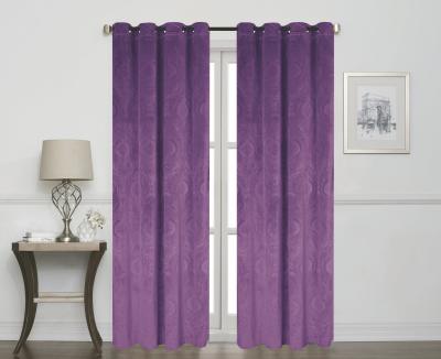 China Europe High End And High Quality Material Luxury Damask Embossed Velvet Curtains for sale