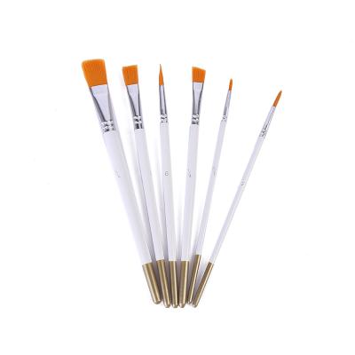 China Professional Artist Painting High Quality 6PCS Paint Pen for Acrylic Gouache Oil Painting Artist Brush for sale