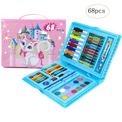 China Travel Art Painting Educational Painting Tools Children's Stationery 42PCS Creative Painting Set for sale