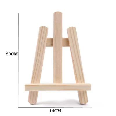 China High Quality 14*20CM High Quality Polished Wooden Movable Art Display Stand Children's Easel Desktop Painting Easel Eco-friendly for sale