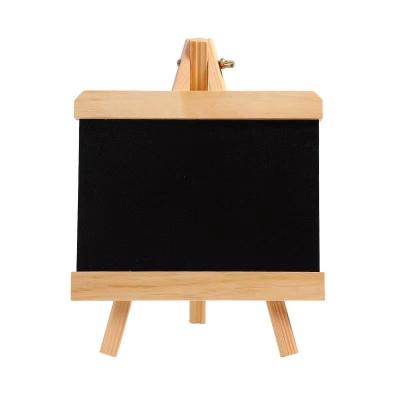 China New Product Wooden Mini Display Stand Kids Flexible Blackboard Easel Mini Easel Art Painting Blackboard Easel for sale