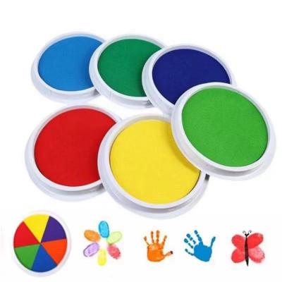 China Wholesale Washable Sponge Factory Craft DIY Color Finger Print Stamp Ink Pad for sale