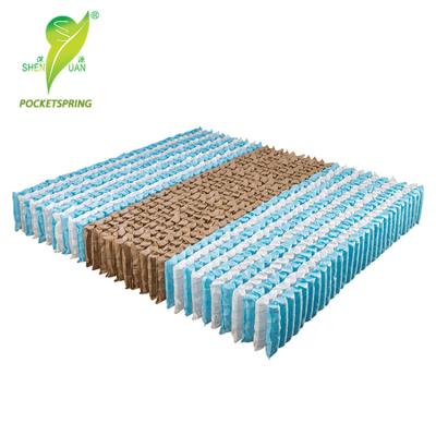 China China Factory Good Price Foldable Compressed 3 5 7 Zone King Size Mattress Pocket Spring Coil Net for sale