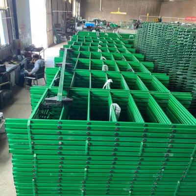 China Double Layers Frames China Galvanized Steel Pipe With Plastic Coated for sale