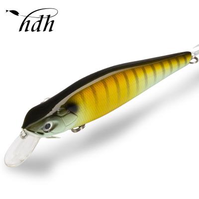 China Hard ABS Plastic Fishing Tackle Trout Lure Minnow Fishing Lure 2021 Tiruan umpan umpan saltwater 80mm floating minnow lures for sale