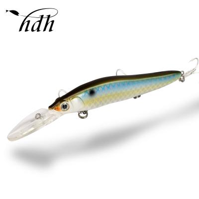 China ABS Plastic 2021 Floating Minnow Lure Deep OEM Accept 3d Eyes Minnow Lures Floating Minnow Fish Bait Floating Bait for sale