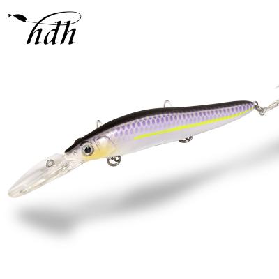 China ABS OEM Plastic Fishing Tackle 110mm 16g Fishing Minnow Trolling Lures Floating Minnow Lures For Bass Fishing for sale