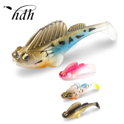 China PVC / TPE Plastic Fishing Artificial Soft Plastic Bait Soft Lure 7g 10g 14g 21g Paddle Tail Swimbait Jig head soft lure for pike perch for sale