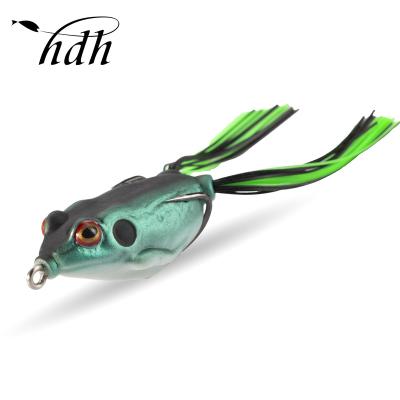 China Custom ABS Plastic Isca Artificial Articulada Soft Baits Fishing Lure Frog PVC Plastic Material Soft Frog Lure for sale