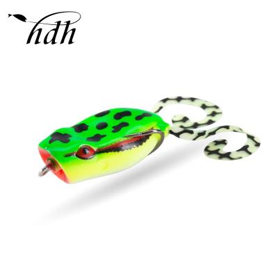 China PVC Accept OEM ODM Soft Body Lure Frog PVC Artificial Fishing Lure 60MM Frog 14G Frog Fishing Lures for sale