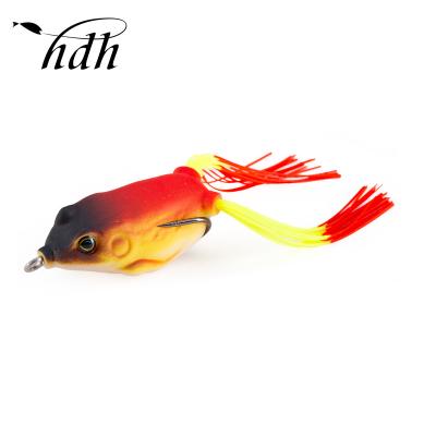 China Wholesale ABS Plastic Frog Fishing Soft Body Plastic Bass Lures Realistic Frog Lure Lure Frog Snakehead Baits for sale