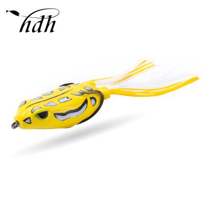 China ABS 65mm/17g Topwater Plastic Bass Soft Swimbait Lures Frog Baits Jump Frog Fishing Lure for sale