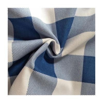 China Viable most popular 100% cotton knit fabric yarn dyed check fabric baumwolle fabric price for sale