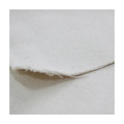 China Breathable Greige Cotton Canvas High Quality Bag Material Raw White Fabric for sale