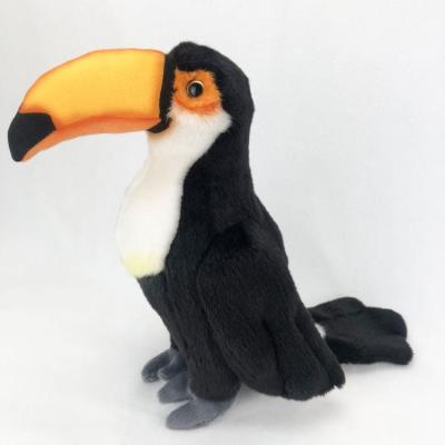 China Eco-Friendly Customized Animal Bird Toy Personalized Stuffed Wildlife Plush Toucan for sale