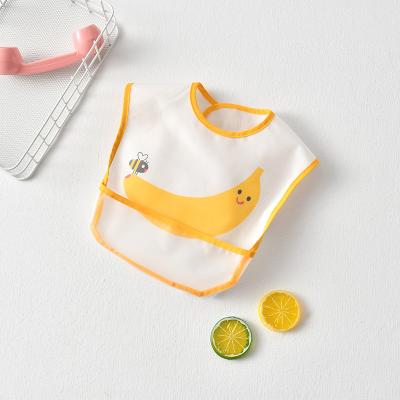 China Babadero Kids Banana Bibs Sustainable Stylish Cotton Baby Sleeveless Shirt for sale